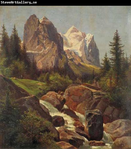 Friedrich Paul Nerly Wellhorn und Wetterhorn